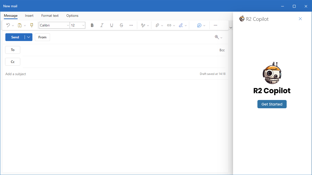 R2 Copilot: Private AI for Outlook preview 1