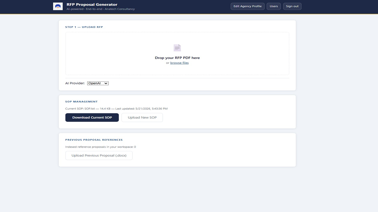 Automated Request For Proposal to Proposal Generator preview 2