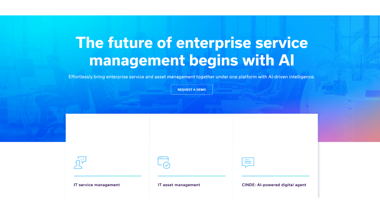 SymphonyAI Service Management preview 1