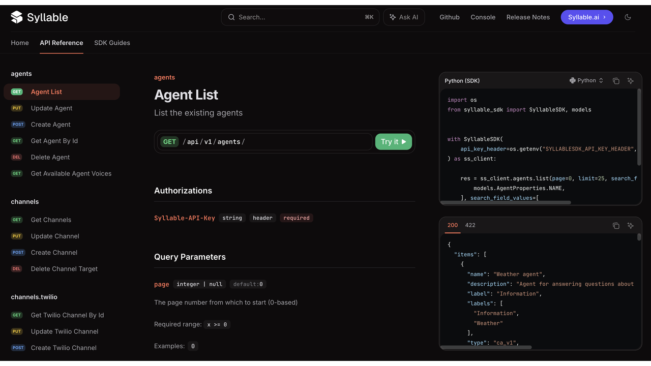 Syllable AI Platform preview 2