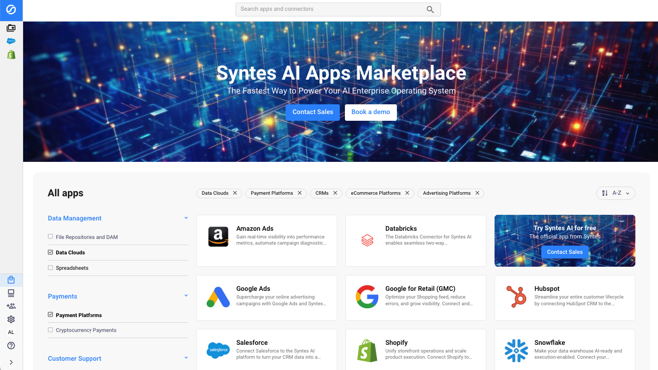 Syntes AI Enterprise Platform preview 1