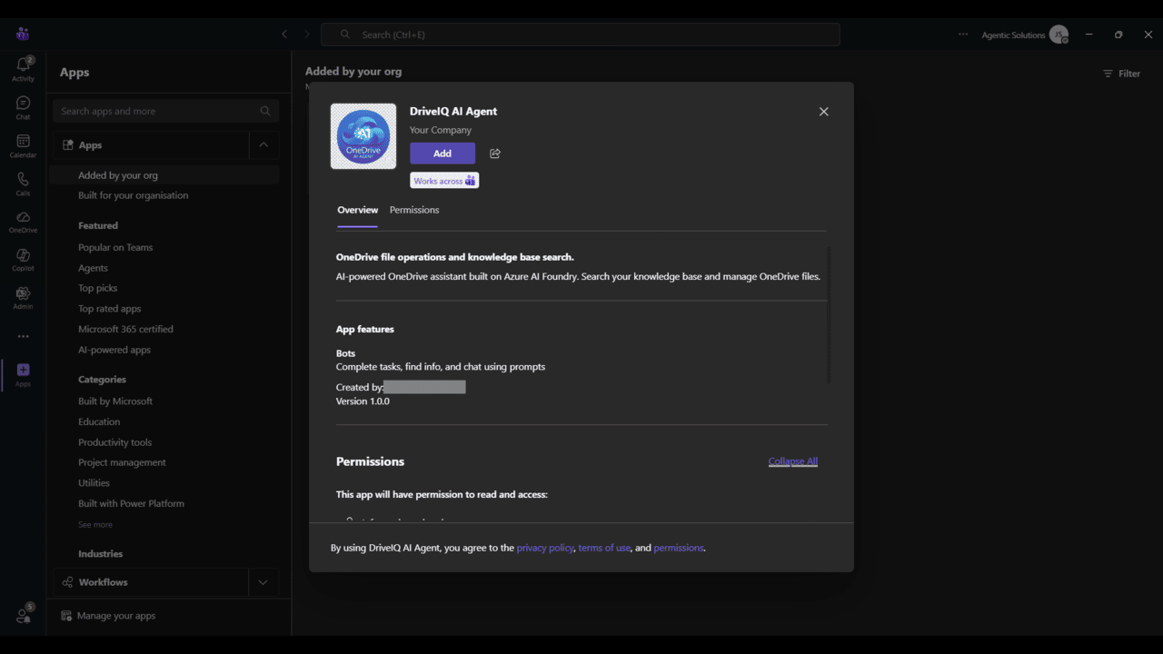 DriveIQ AI Agent preview 1