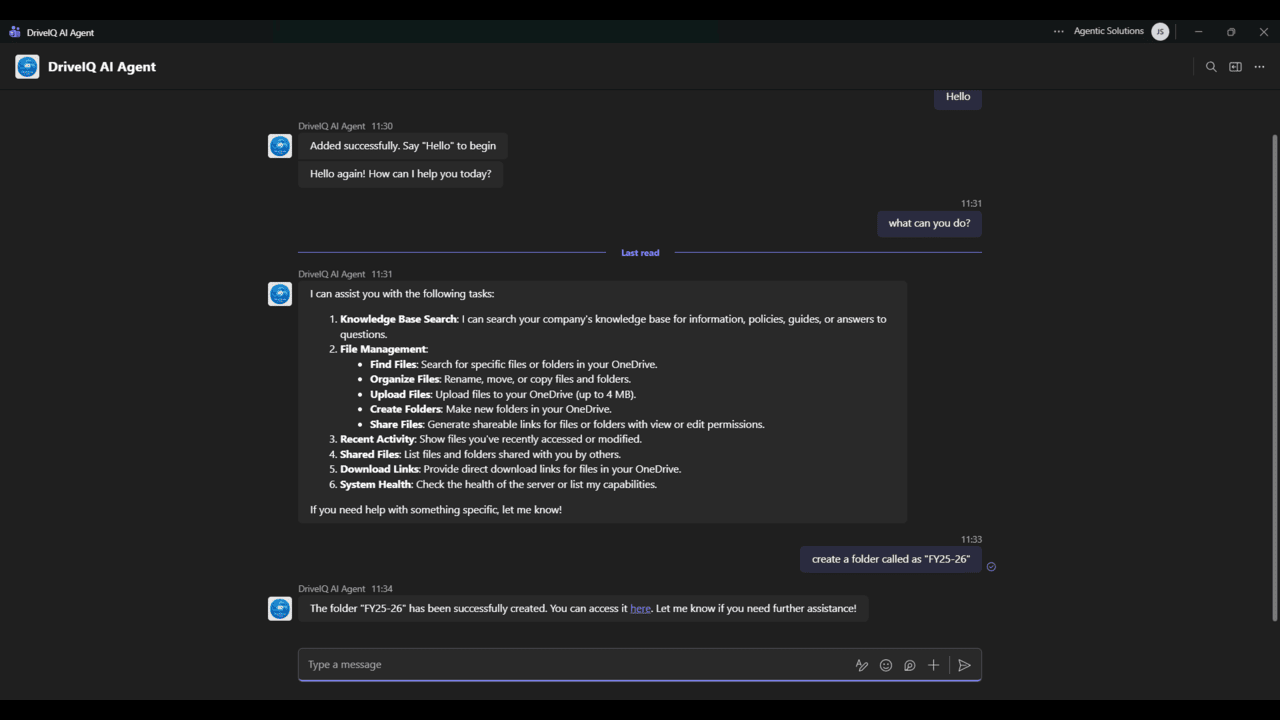 DriveIQ AI Agent preview 3