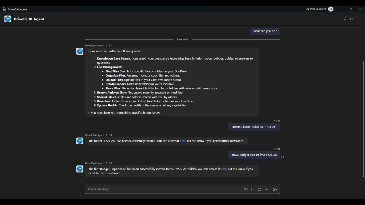 DriveIQ AI Agent preview 4
