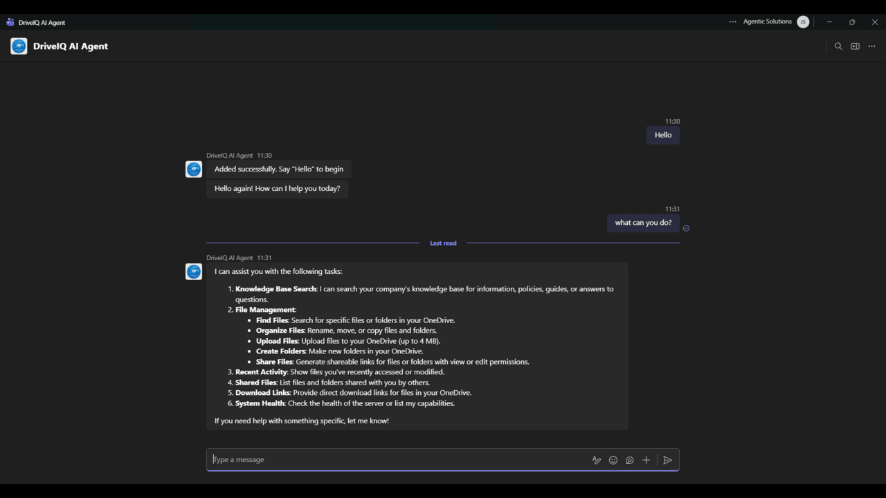 DriveIQ AI Agent preview 2