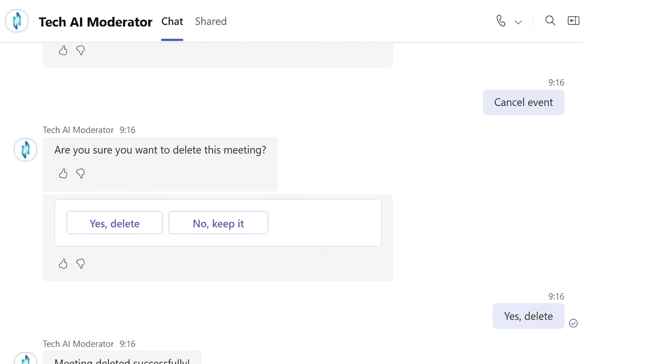 Tech AI Moderator preview 2