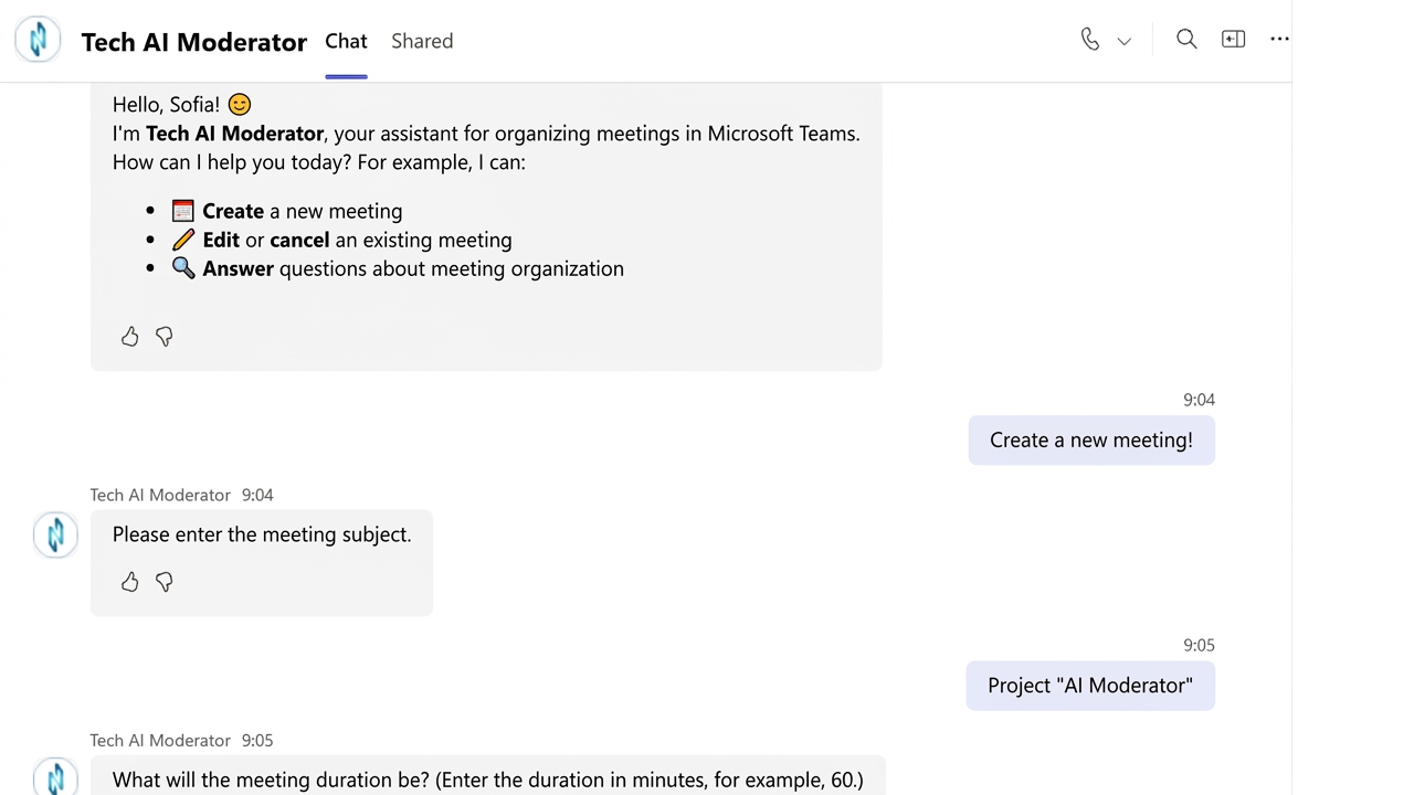 Tech AI Moderator preview 1