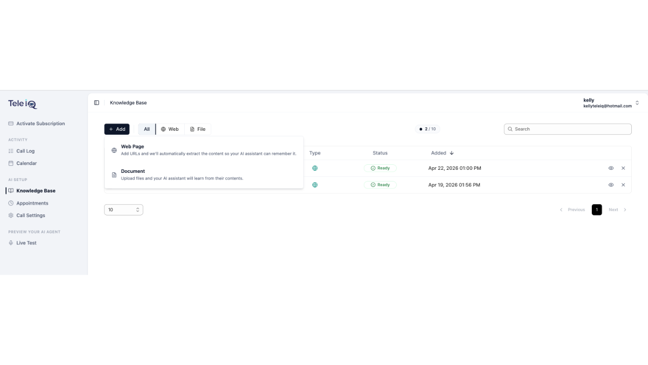 TeleiQ – AI Phone Automation for Businesses preview 3