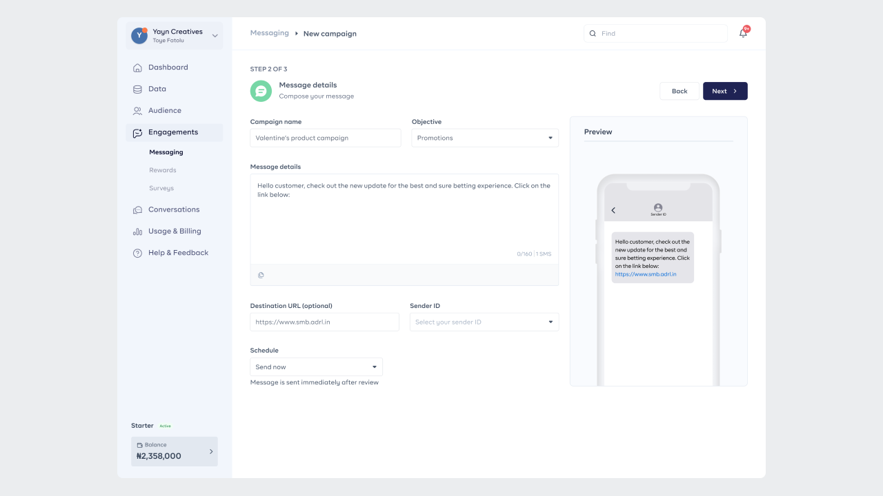 Terragon Marketing Cloud preview 2