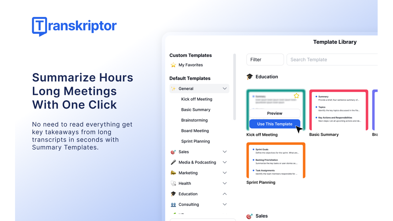 Transkriptor preview 3