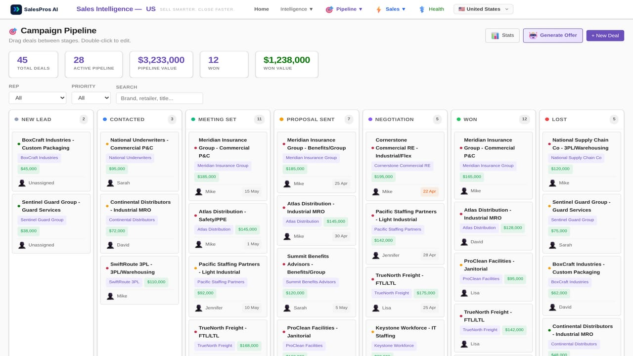 SalesPros AI preview 2