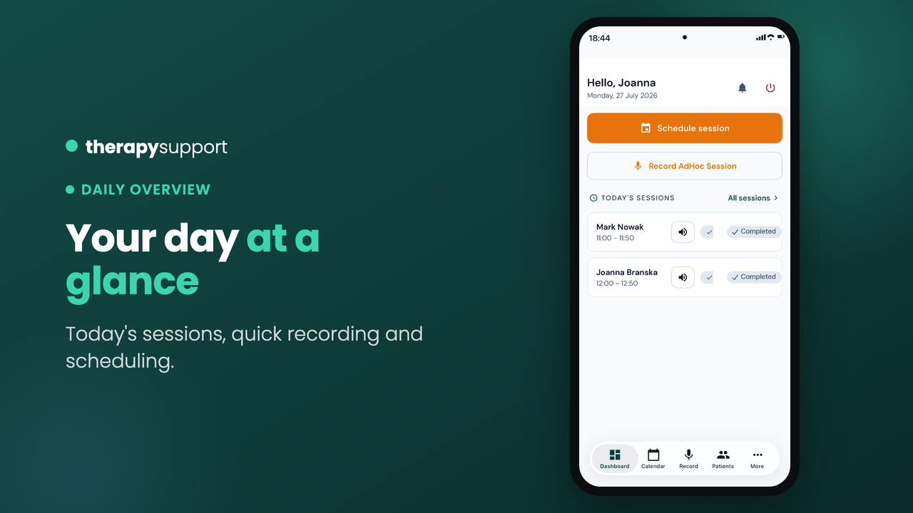 Therapy Support SaaS preview 5