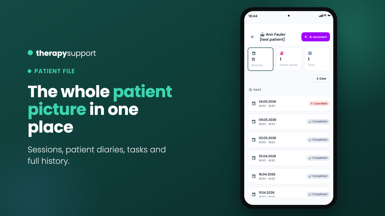 Therapy Support SaaS preview 4
