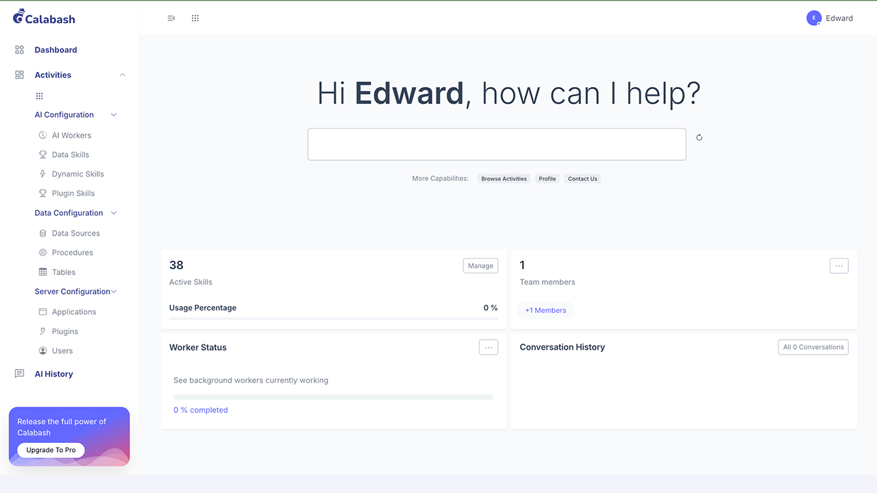 Calabash Agent Server preview 1