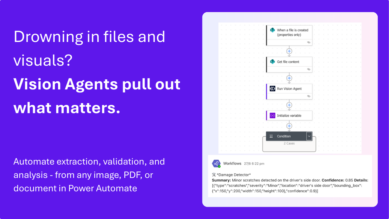 Tiliter Vision Agents Power Automate Connector preview 1