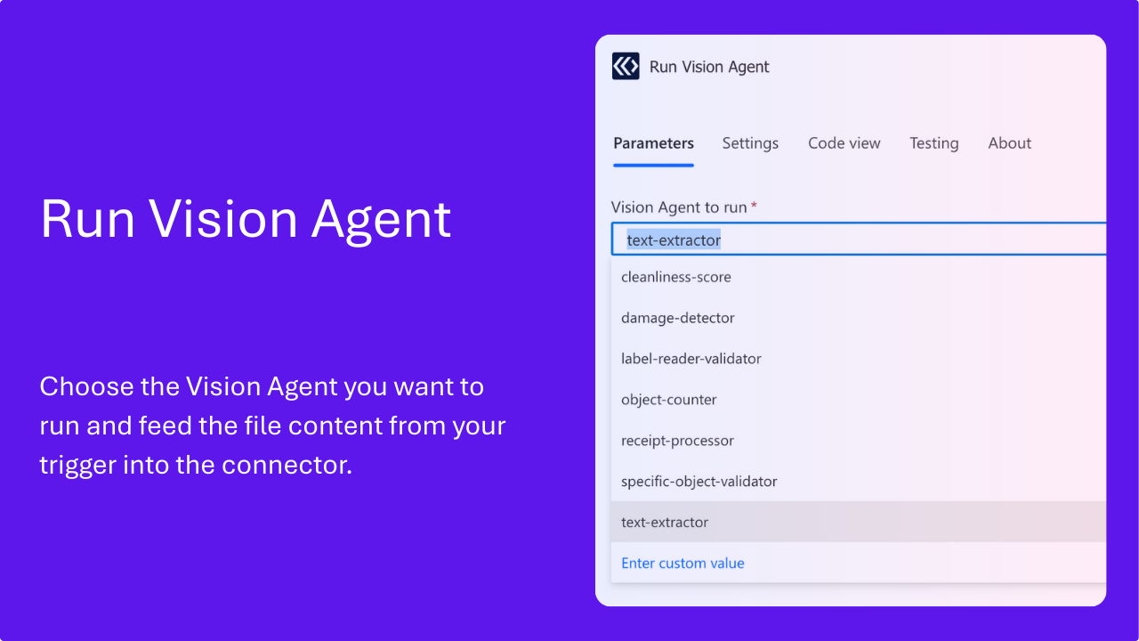 Tiliter Vision Agents Power Automate Connector preview 2