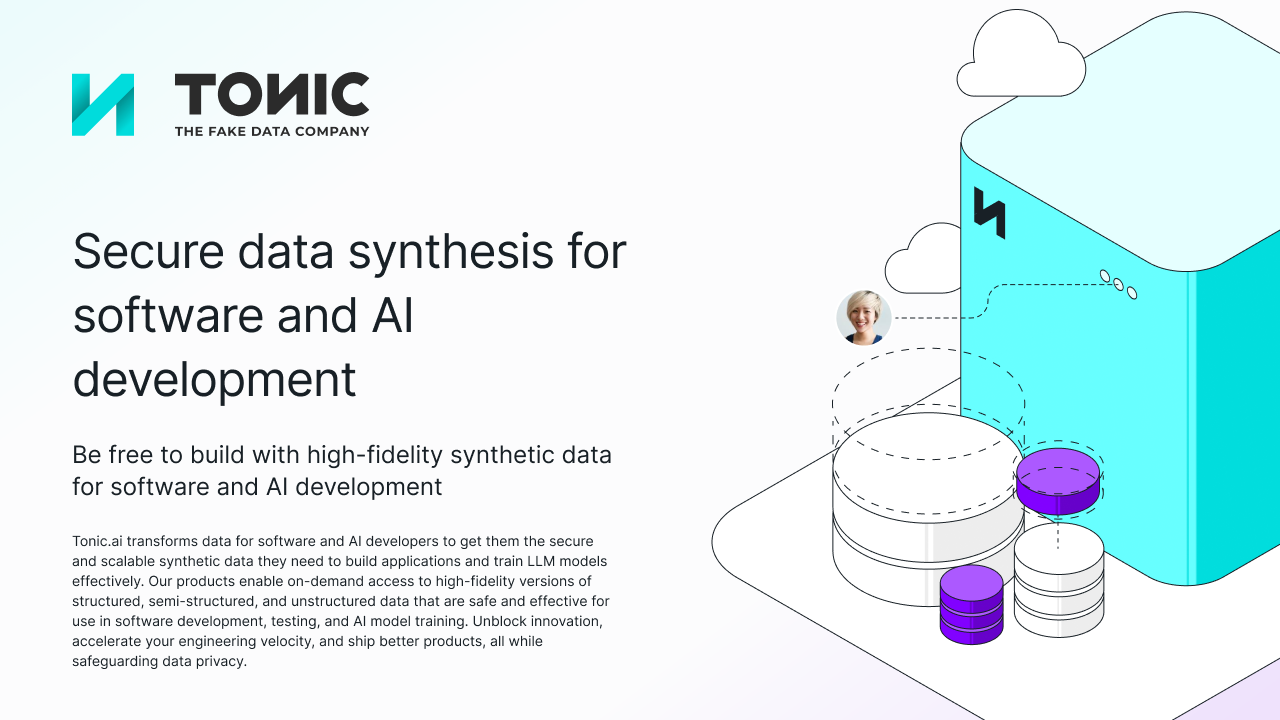 Tonic.ai | Synthetic data solutions for software and AI development preview 1