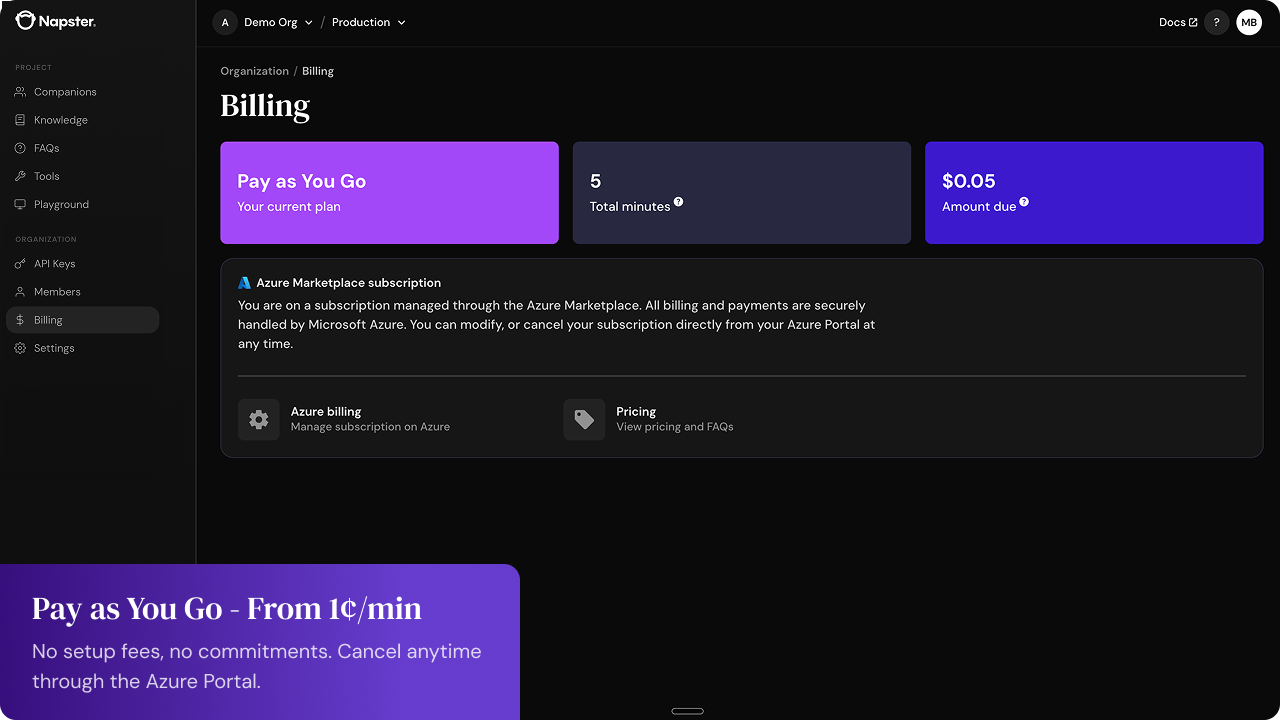 Napster API (Azure Native) preview 4