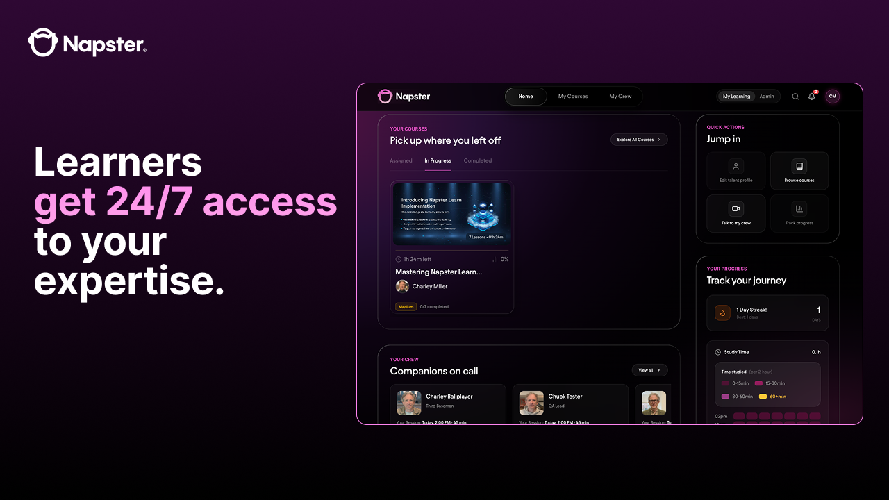 Napster Learn preview 4