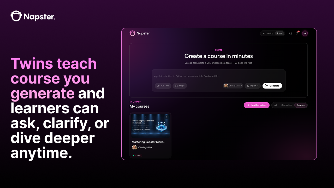 Napster Learn preview 3