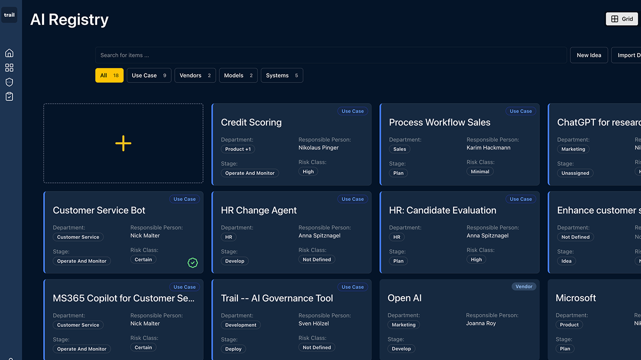 AI Governance Platform by trail preview 1