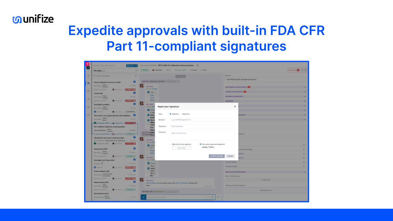 Unifize – AI Governed Layer for Quality & Document Management preview 3