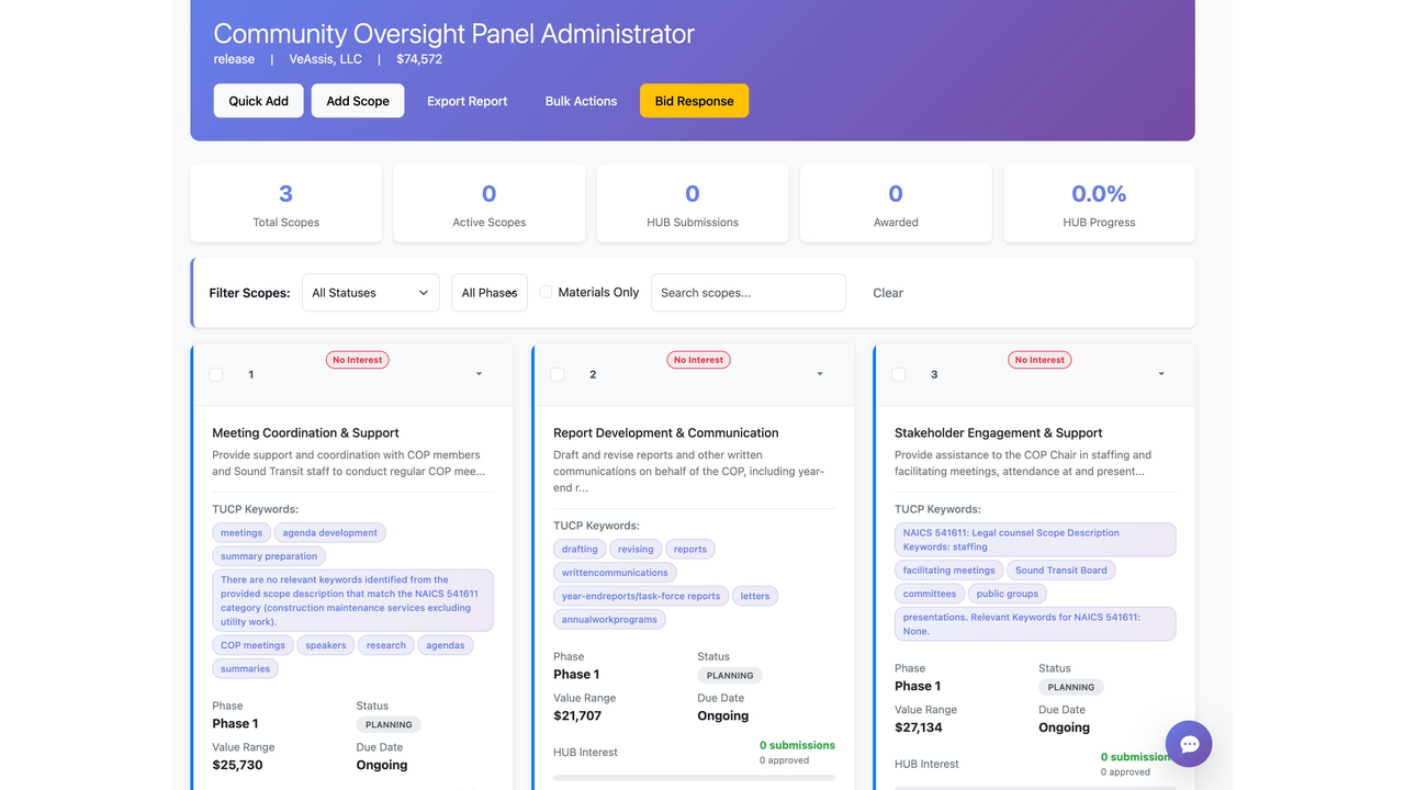 ScopeBase.AI — Government Contract Intelligence Platform preview 4