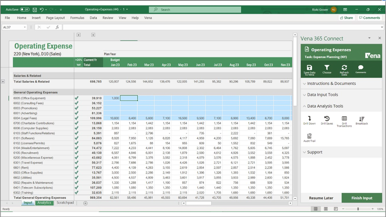 Vena: AI-Powered CPM Software Purpose-Built for FP&A Teams preview 1
