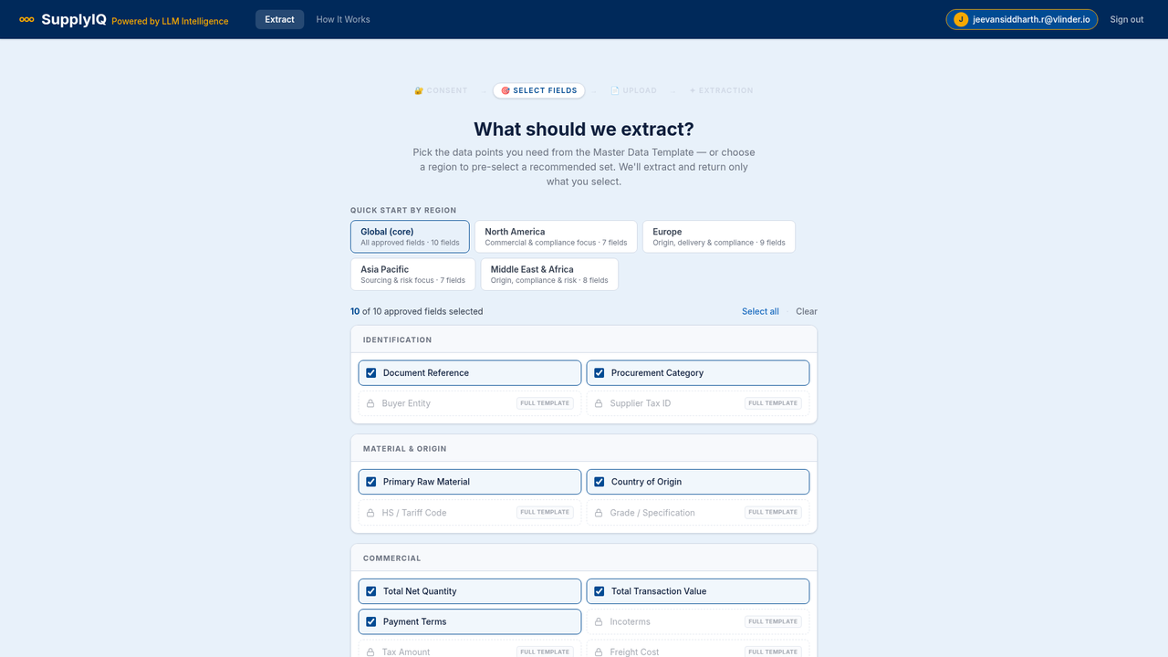 SupplyIQ – AI Document Intelligence for Supply Chain preview 2
