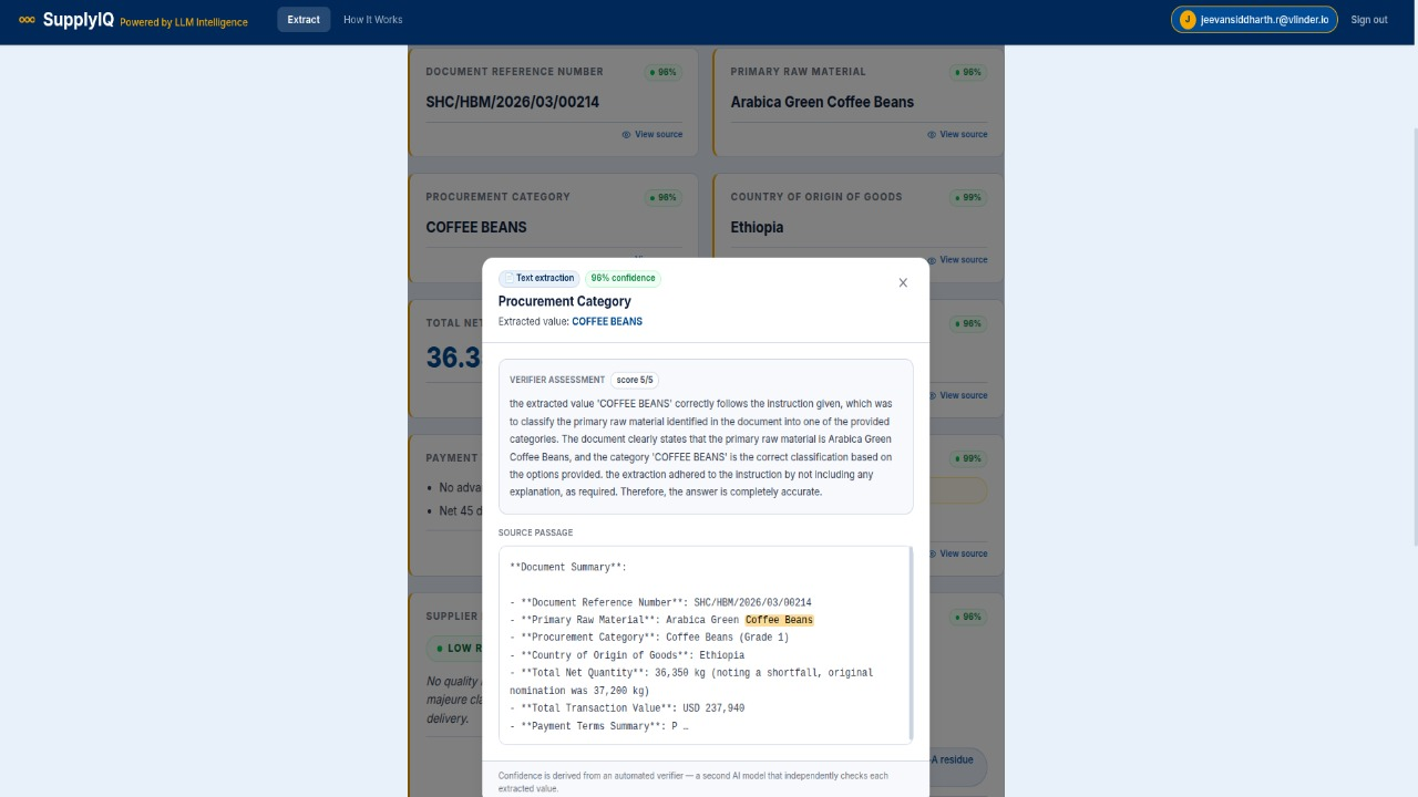 SupplyIQ – AI Document Intelligence for Supply Chain preview 5