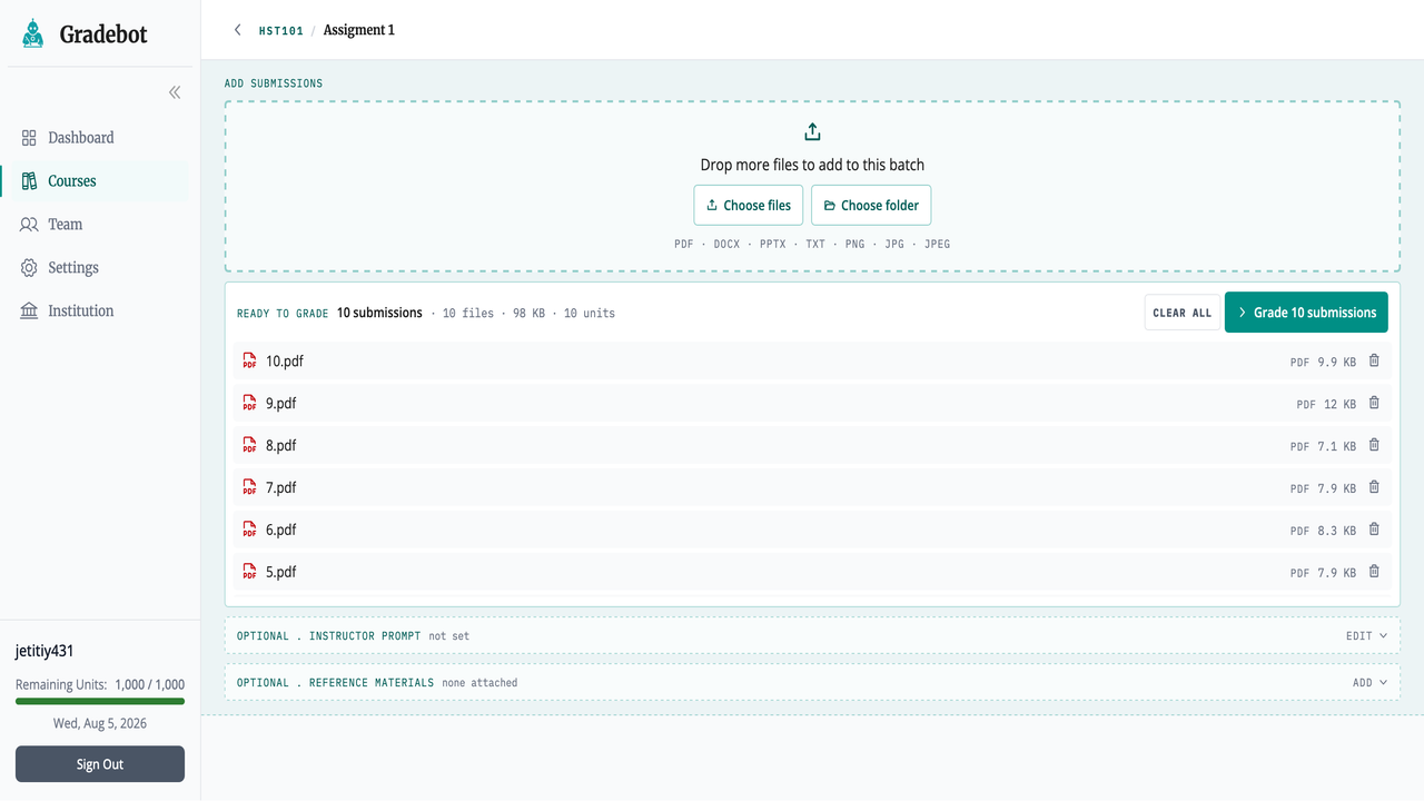 Gradebot Enterprise preview 3