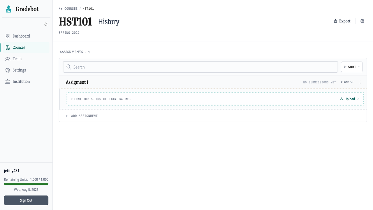 Gradebot Enterprise preview 2