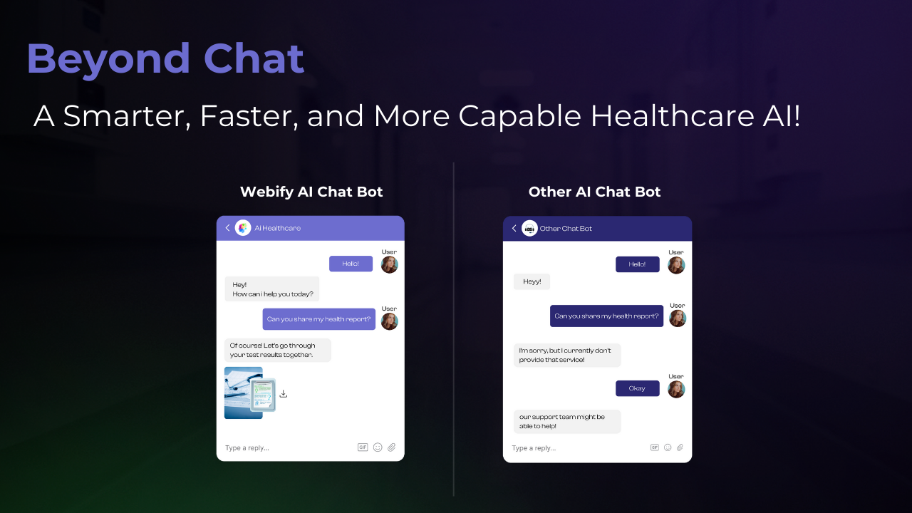 Pre-Trained Agentic AI Chatbot for Healthcare by Webify: Enhancing Patient Engagement & Clinic Efficiency preview 4