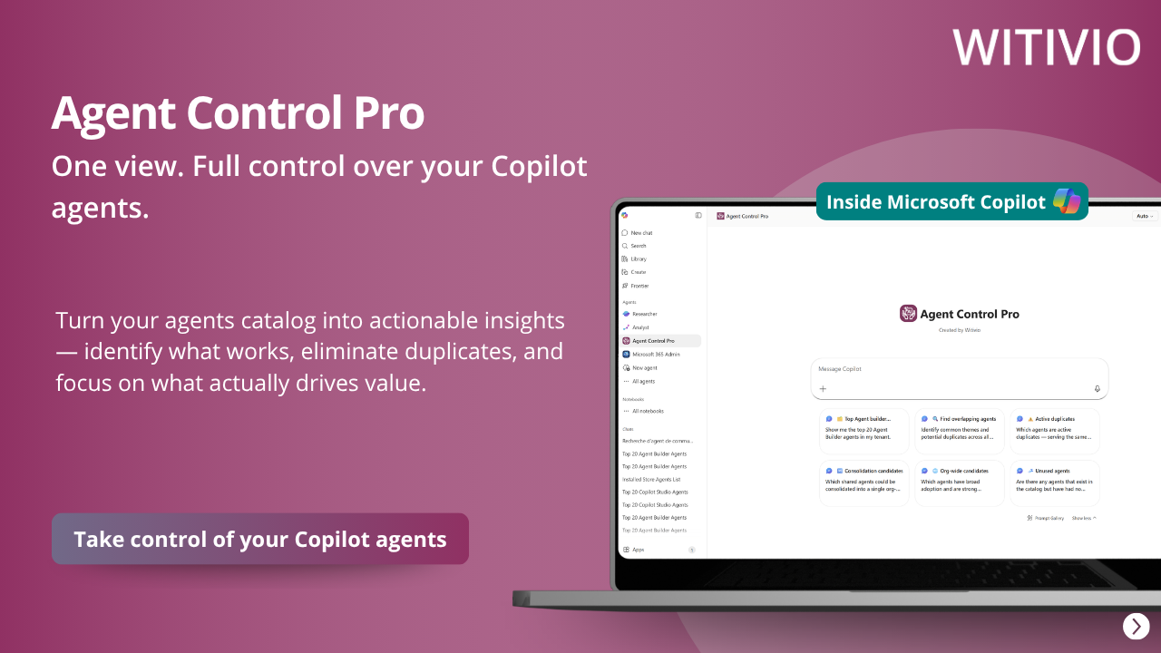 Agent Control Pro preview 1