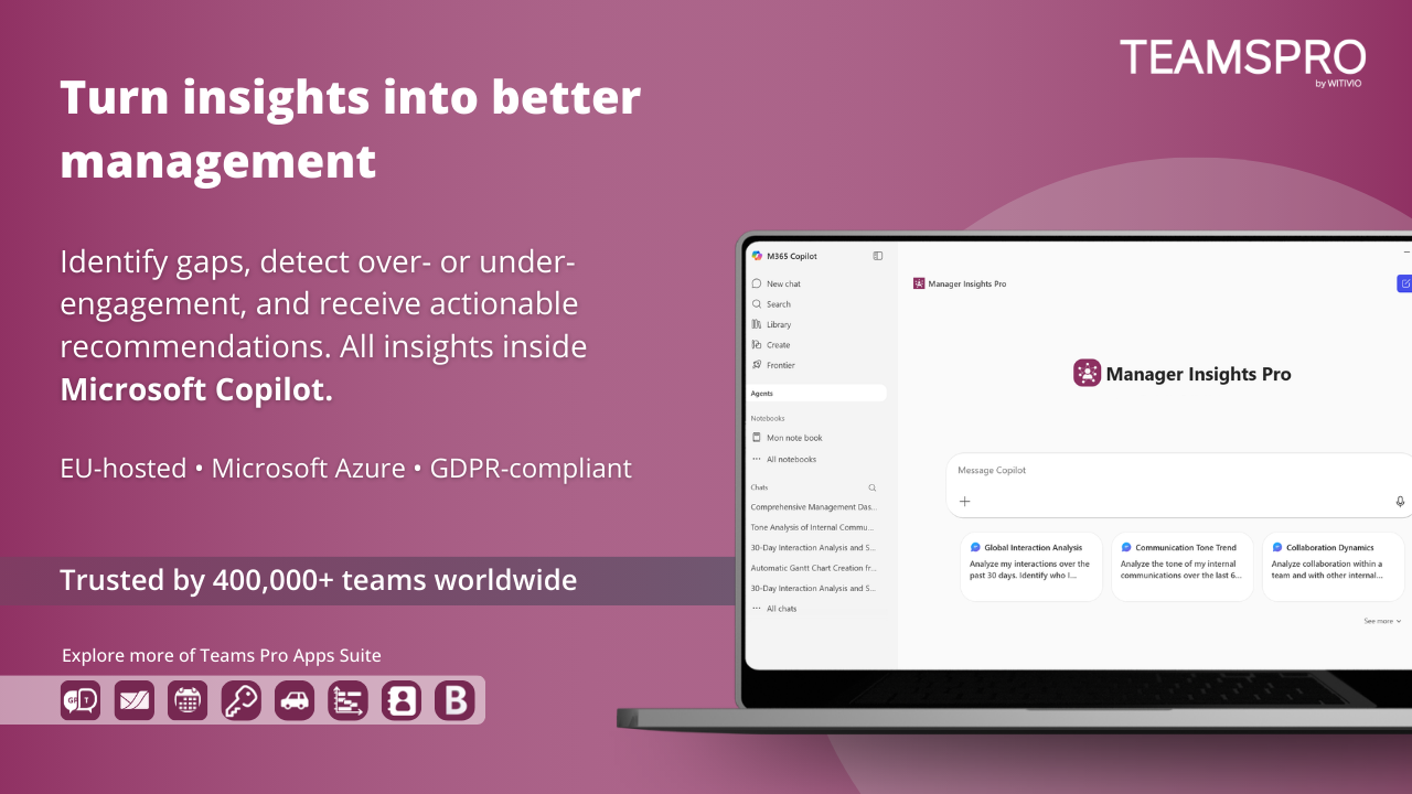 Manager Insights Pro preview 5