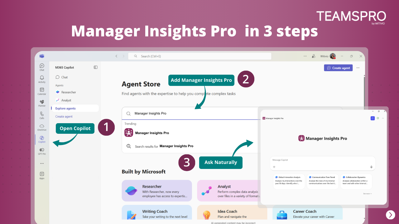 Manager Insights Pro preview 4
