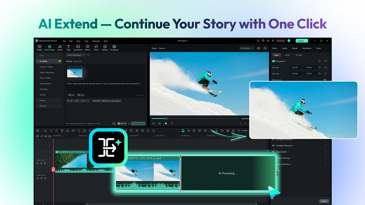 Wondershare Filmora preview 2