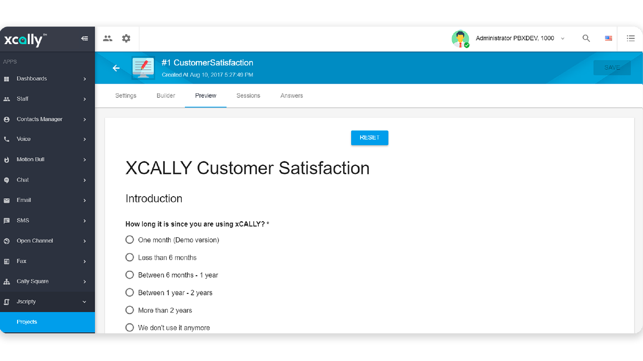 XCALLY preview 3