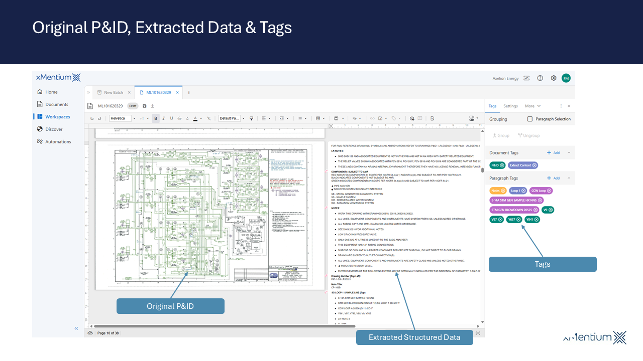 xMentium Document Intelligence Platform preview 2