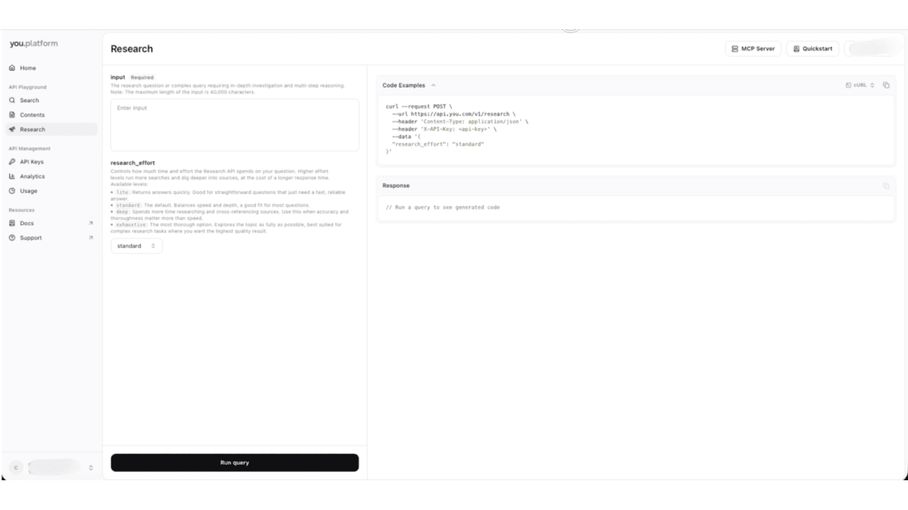 Research API - Top Rated on the DeepSearchQA Benchmark preview 4