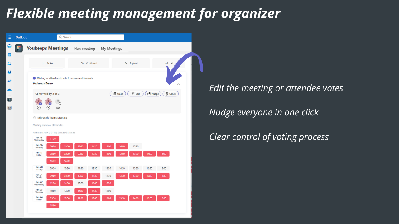 Youkeeps AI Scheduling Assistant preview 4