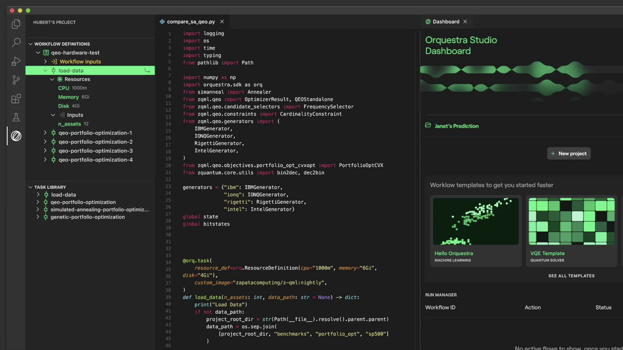 Orquestra® Quantum Platform & Joint Use Case Development preview 1