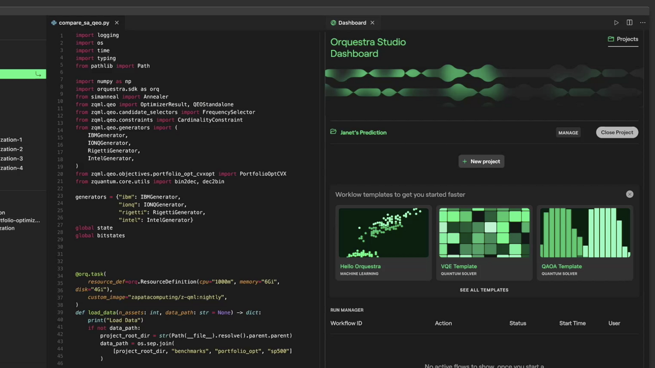 Orquestra® Quantum Platform & Joint Use Case Development preview 2