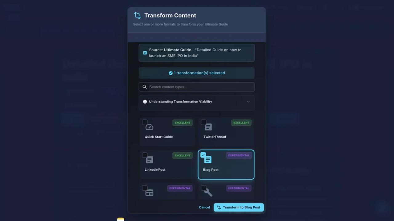 Gixo Quill — AI Content Generation Platform preview 1