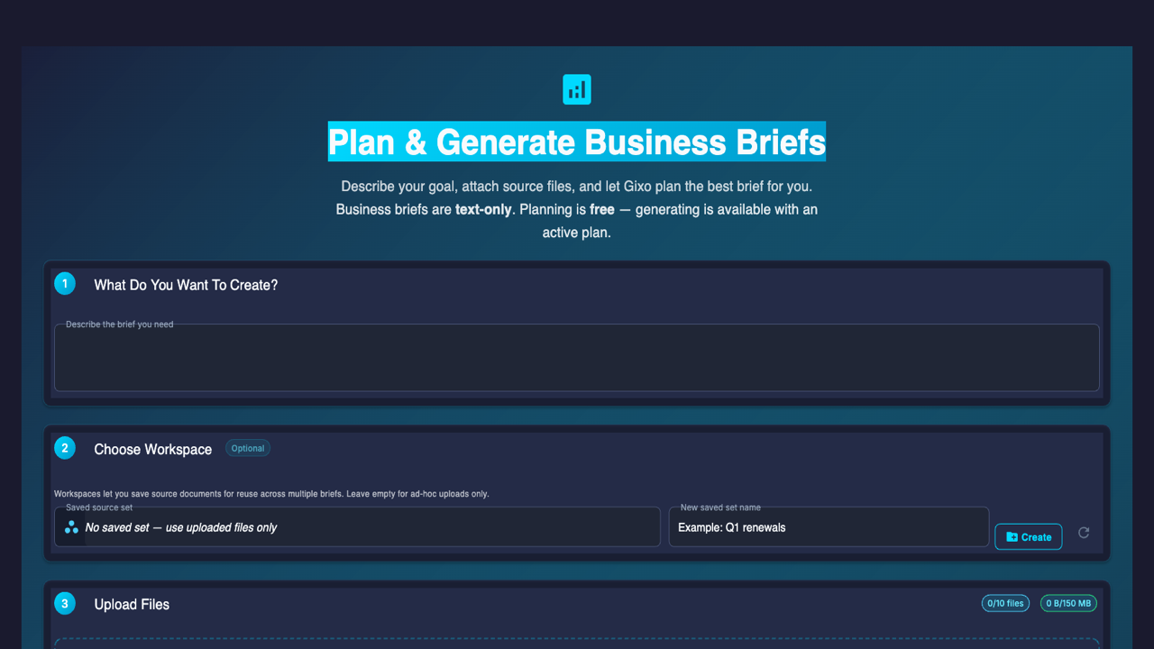 Gixo Business preview 1