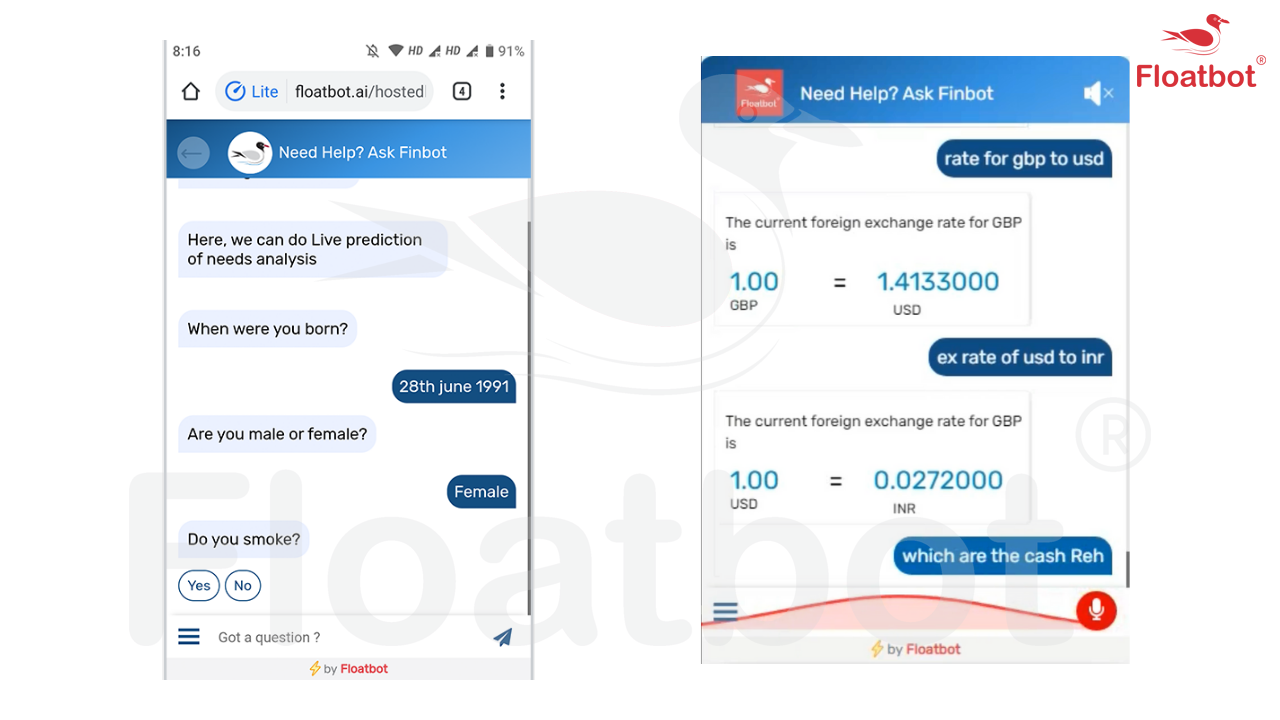 Floatbot Uno - No Code Voicebot Builder preview 3