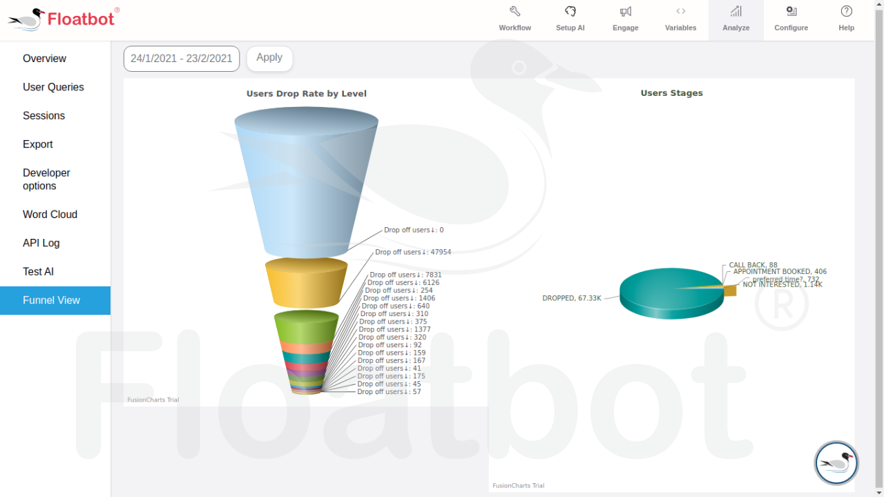 Floatbot Uno - No Code Voicebot Builder preview 2